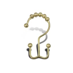 Metal bathroom double-sided five-bead curtain hook multi-color 12 boxed Iron Mountain shower curtain hook furniture accessories thumbnail 5