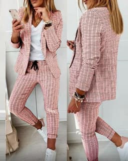 2025Wish Amazon Independent Website New Casual Fashion Suit Small Suit Women's Suit Large Quantity in Stock thumbnail 3